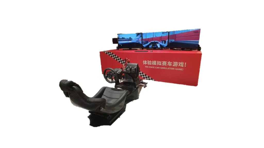 F1 Racing Simulator For Sale Full Set With Triple Screen Toys Games Video Gaming Gaming Accessories On Carousell