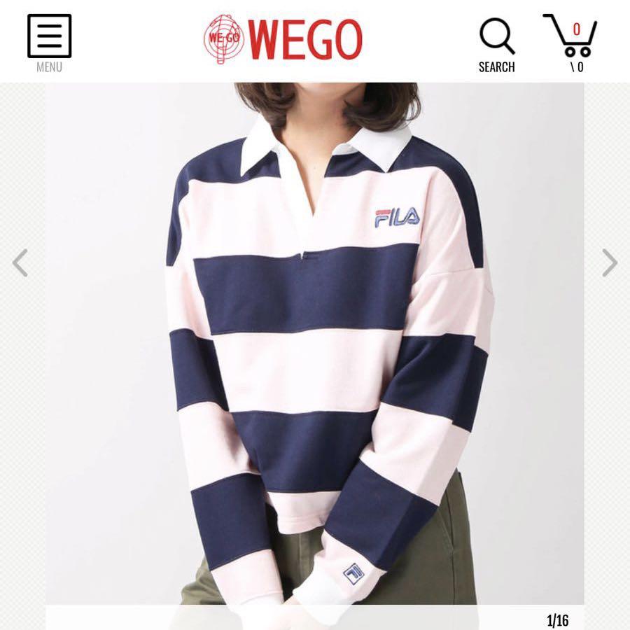 fila striped sweater