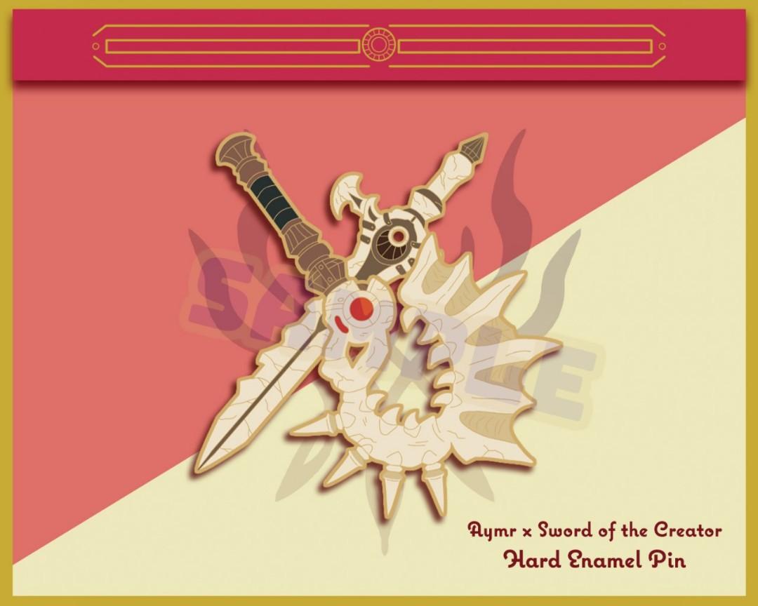 Fire Emblem Three Houses Aymr x Sword of the Creator Hard Enamel Pin