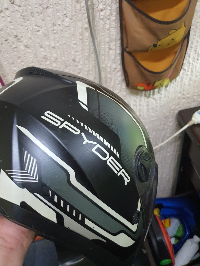 Spyder top helmet luminous