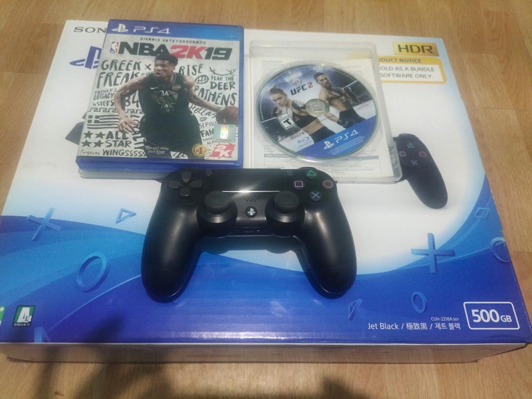 For Sale Ps4 Slim 500gb With 2 Games And 1 Controllet With Hdmi Power Supply Charging
