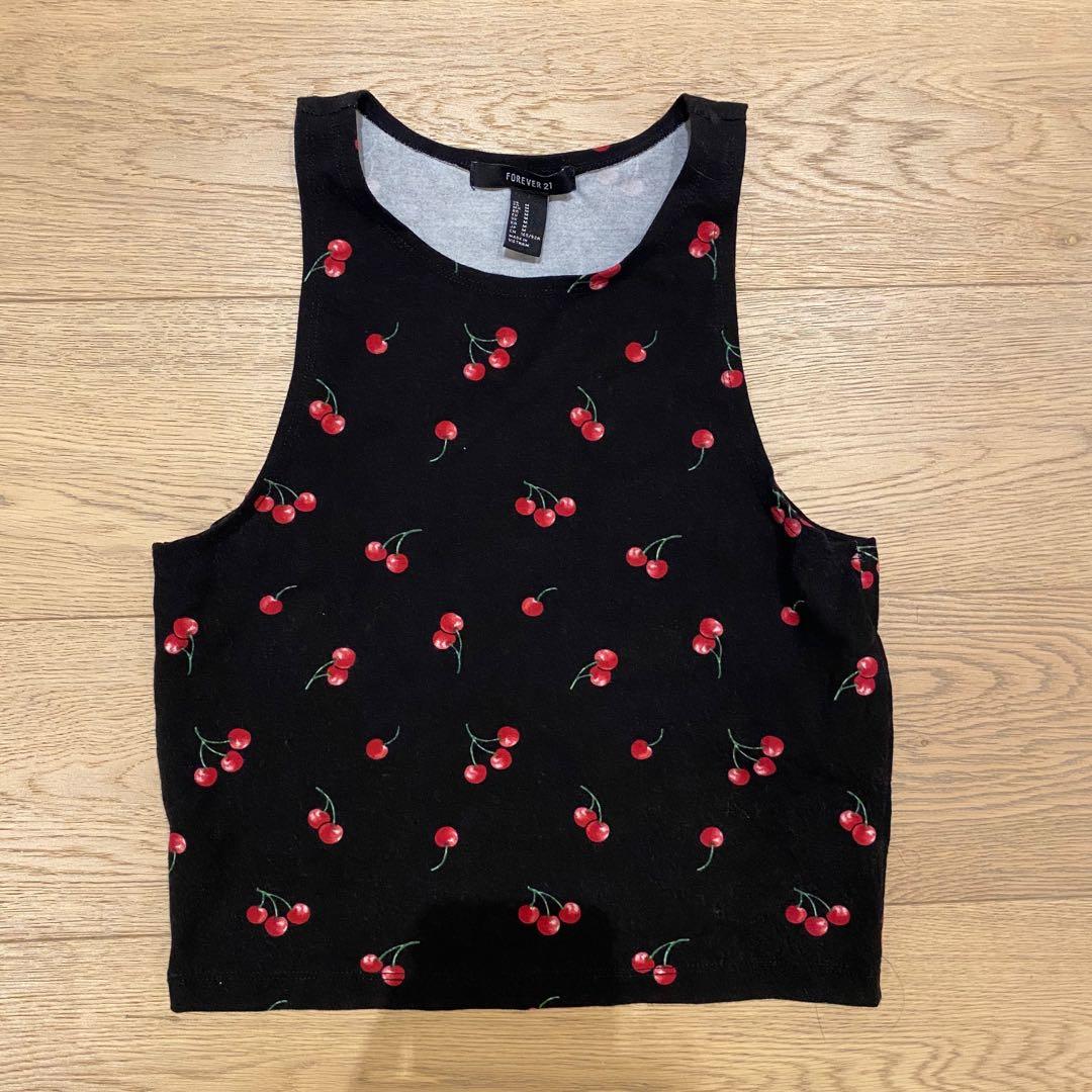 cherry crop top forever 21