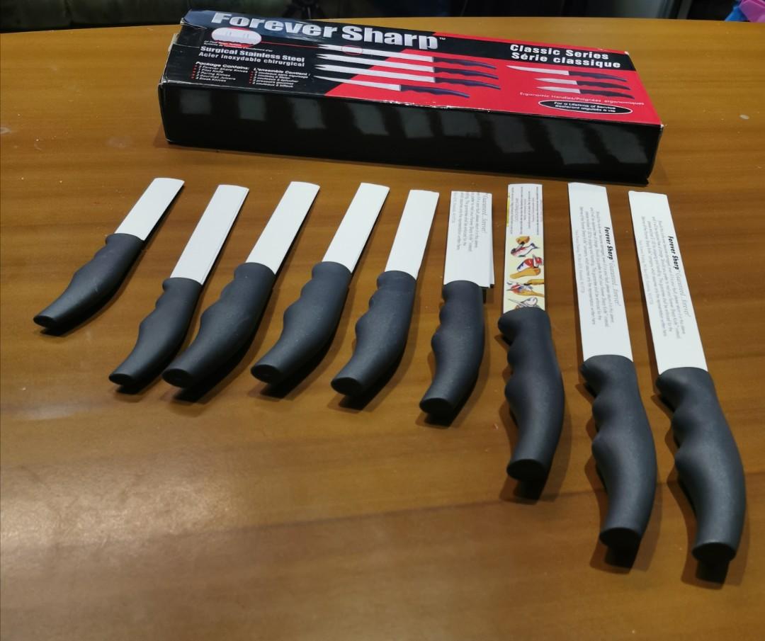 Forever Sharp knife set. 68.00 in stores - household items - by