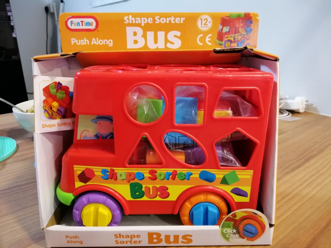 Fun time shape sorter bus store