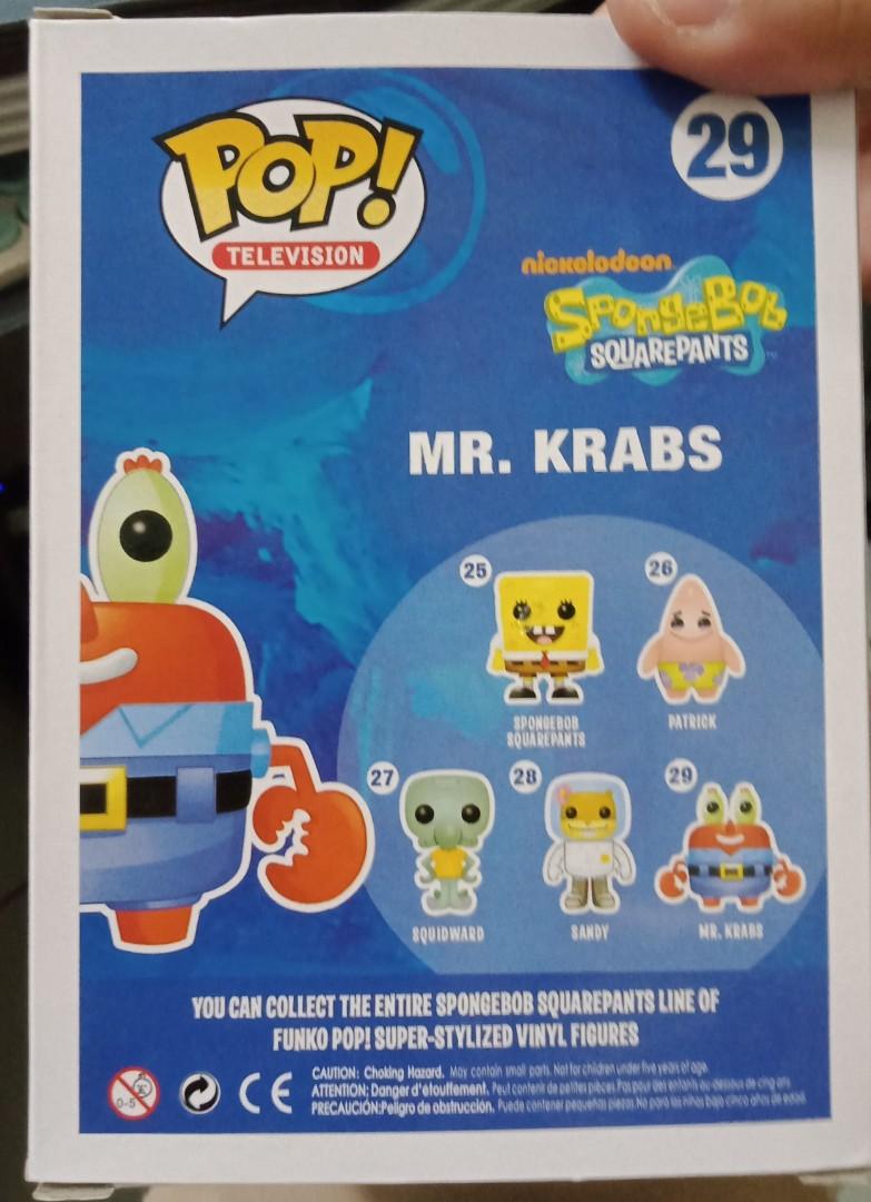 mr krabs funko pop