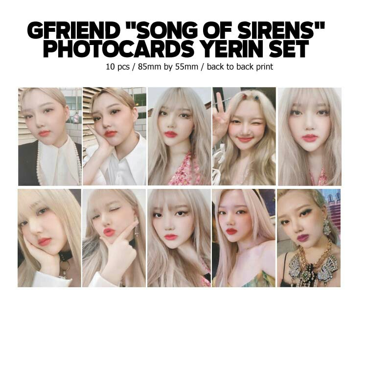 GFRIEND SONGS OF SIREN PHOTOCARD MEMBER SET (REPLICA), Toys