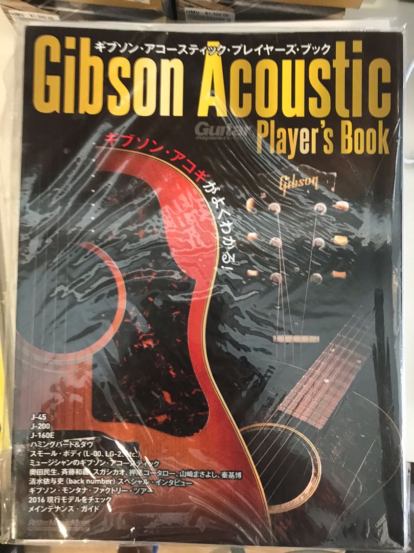 Gibson Acoustic Player S Book 結他書 音樂樂器 配件 音樂樂器 Carousell