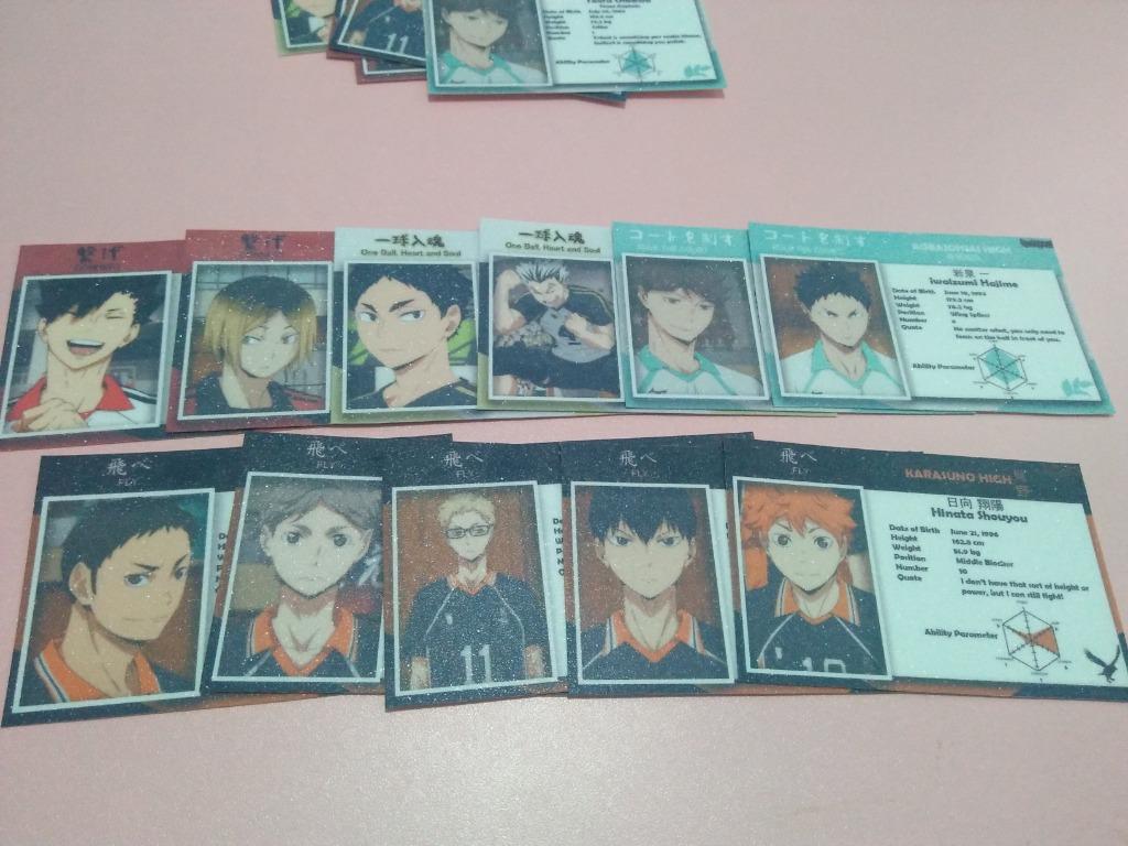 HAIKYU Z2 carte anime manga card made in japon transparent #1 Kurô Tetsurô