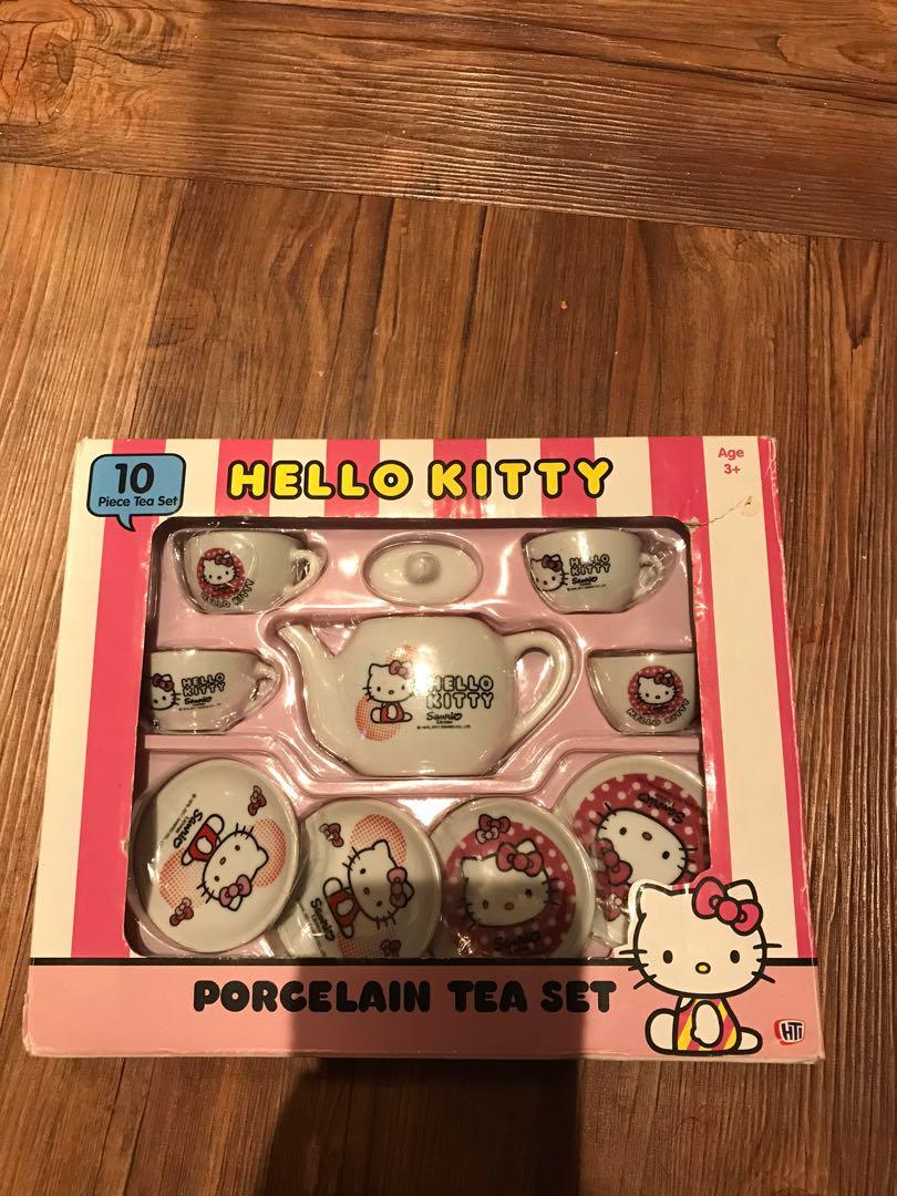 Hello kitty tea set porcelain, Babies & Kids, Nursing & Feeding