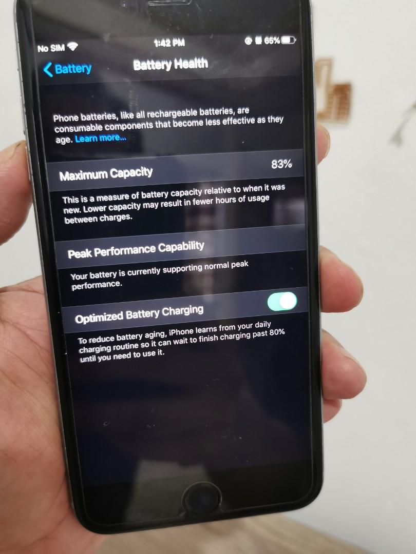 iPhone 6S Plus FU (Category: iPhone 6 Series) located in Pasig City. Submitted by mca2019 (Listing ID 1035424150, Image 3). Description: Globe locked ok pa ang battery nya tumatagal pa NO issue With case and charger.