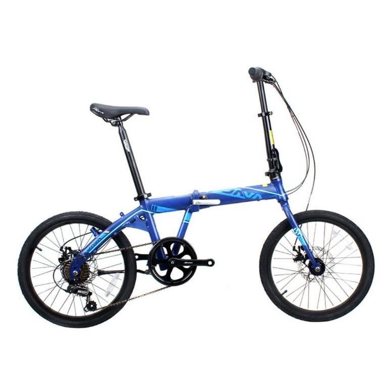 JAVA TT7 Folding Bicycle Matt Blue Sports Equipment Bicycles Parts Bicycles on Carousell