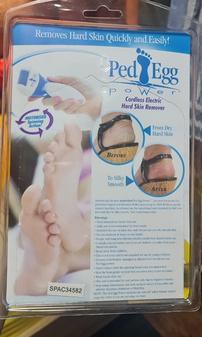 Heel grater foot file ped egg gold new model