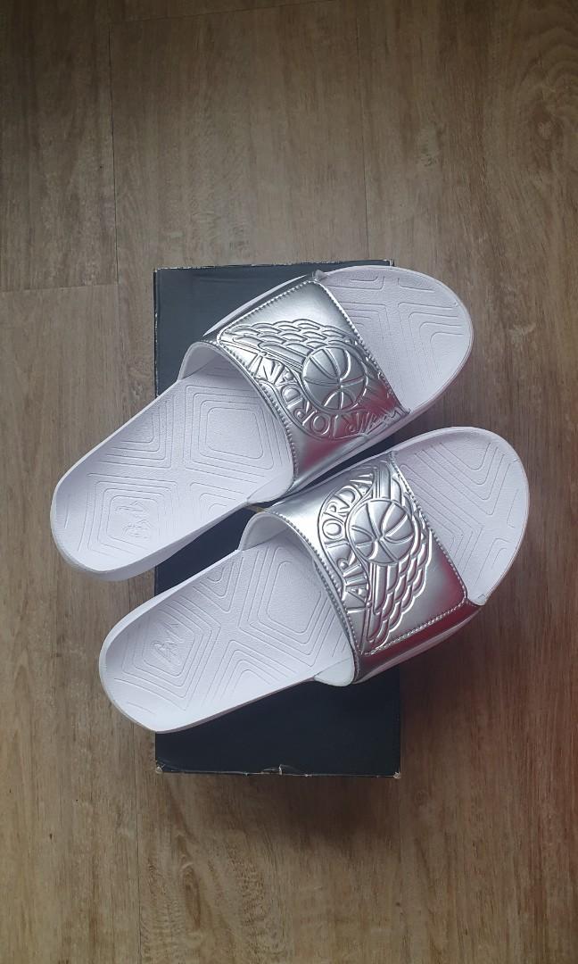 Jordan 7 slippers hot sale