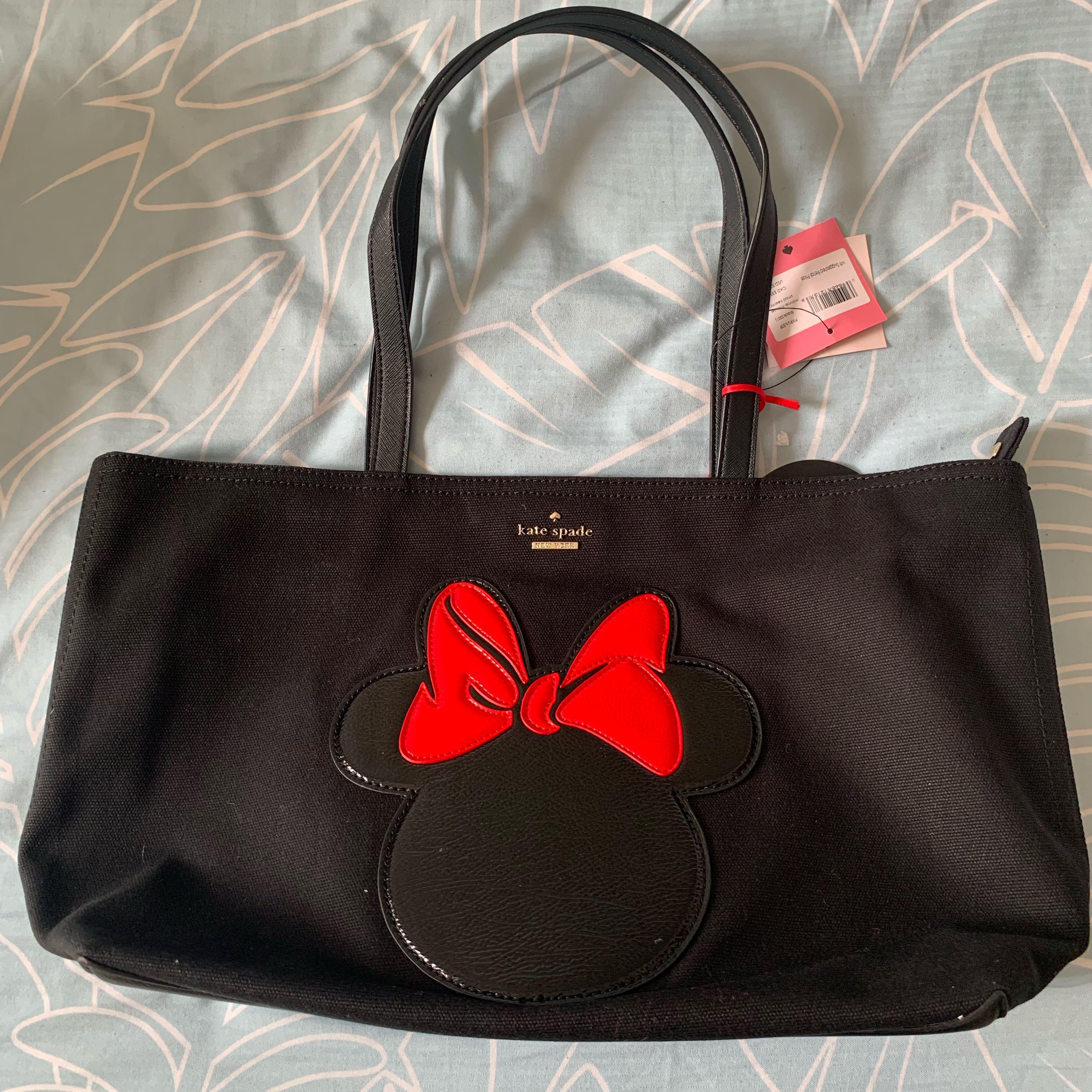 Kate Spade Minnie Mouse Tote bag, Women's Fashion, Bags & Wallets, Tote Bags  on Carousell