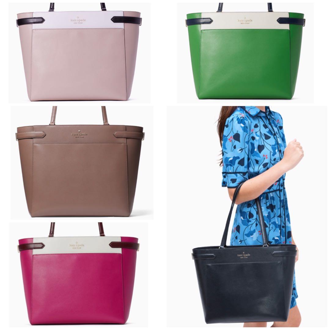 kate spade burgundy tote
