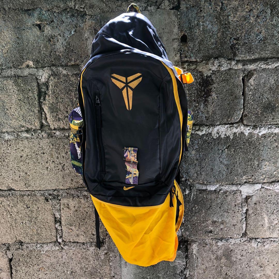 Kobe backpack black and yellow on sale