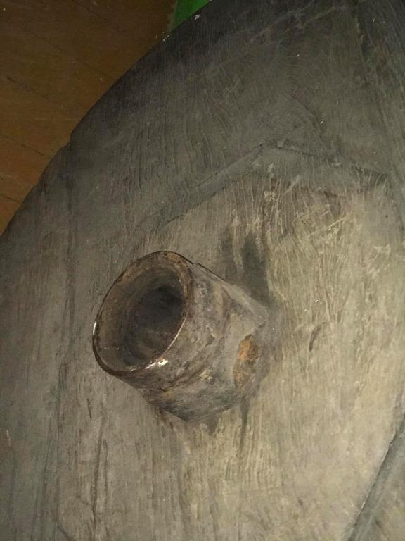 Large antique solid molave cart (kariton) wheel (Category: Outdoor Furniture) located in Quezon City. Submitted by manilantik (Listing ID 1035402394, Image 2). Description: This intact large and very heavy molave cartwheel measures 100 cm (40”) in diameter and is two inches thick. Made from three thicks slabs of molave, the steel rim and axel are intact. Perfect for garden landscaping. Viewing and pick-up by appointment. .