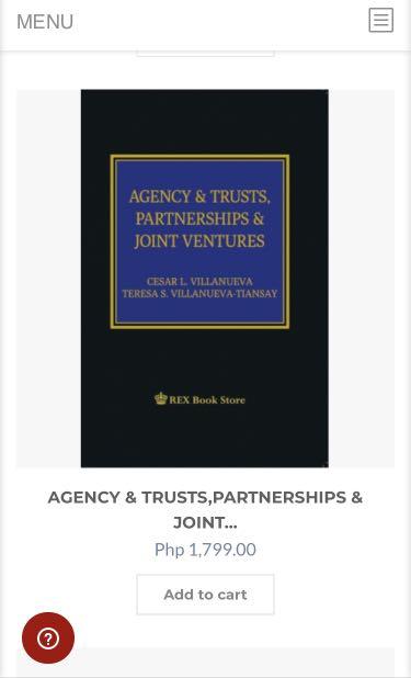 Law Book Agency Trust Partnership Atp Villanueva Hobbies Toys Books Magazines Travel Holiday Guides On Carousell