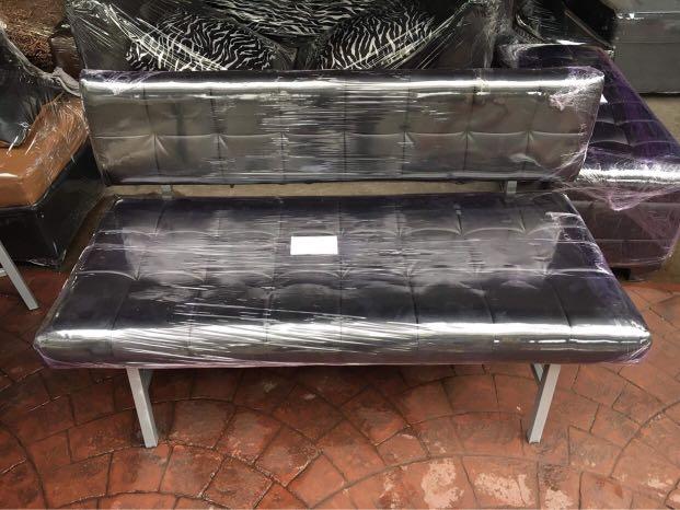 Long Bench Sofa (Category: Sofas) located in Manila. Submitted by travisfurnitureshop (Listing ID 1035370869, Image 1). Description: Long Bench Sofa w/ Backrest Dimension: 48"x22"x29"H Inches Color Available: Leather Black, Brown, Beige.
