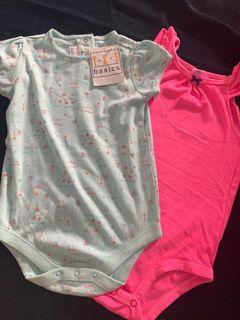 Lot of 2 new rompers