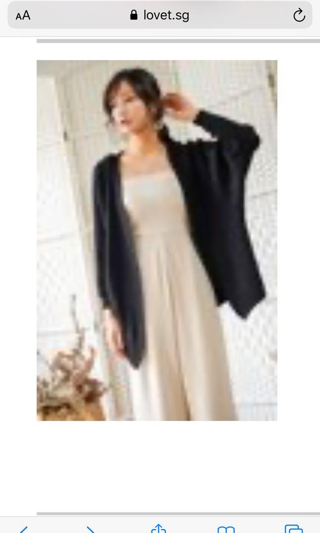 black party cardigan