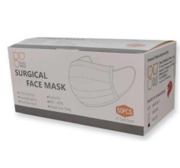 Made in Singapore Duo Med Surgical Mask, Health & Nutrition, Face Masks