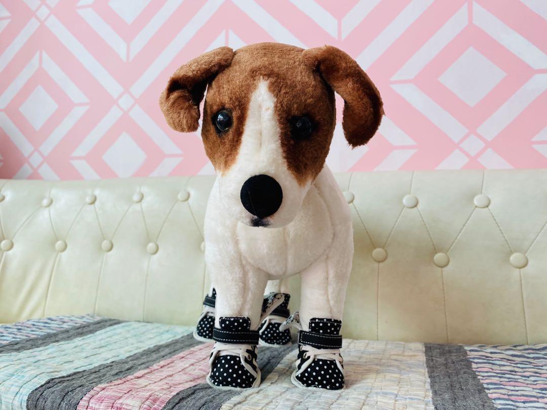 Melissa Doug Life Size Jack Russell Stuffed Toy Hobbies Toys Toys Games on Carousell