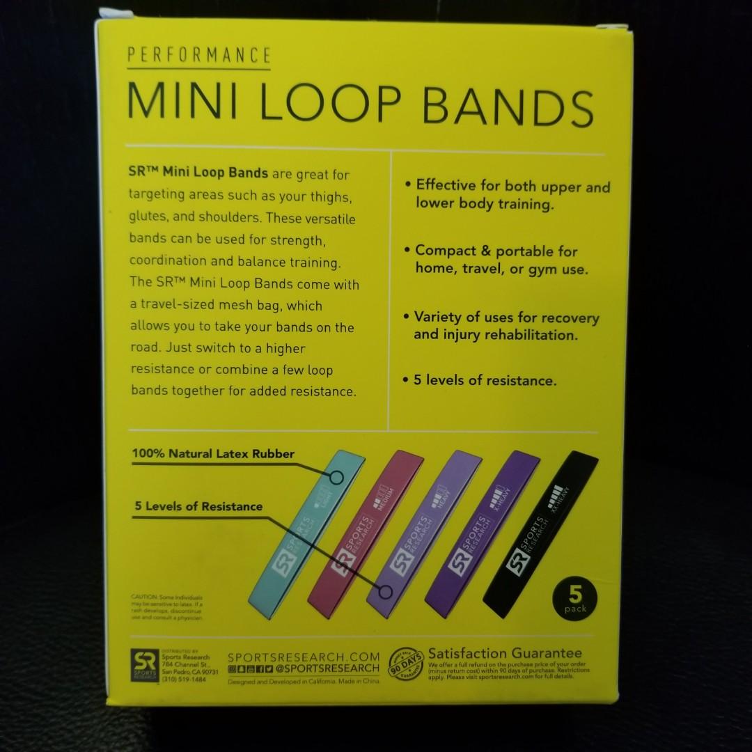 Mini Loop Bands （分類：運動與健身 - 拉伸配件）位於 Hong Kong。 由 superwai 提交（商品編號 1035371271，圖片 2）。簡介： No Gym Required Performance Mini Loop Bands 5 Levels of Resistance Perfect for Home Gym workout indoor and outdoor Compact and Portable。