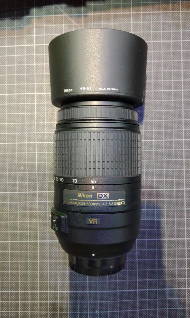 Nikon afs 55-300mm f4.5-5.6 vr over 95% new, 攝影器材, 鏡頭及裝備