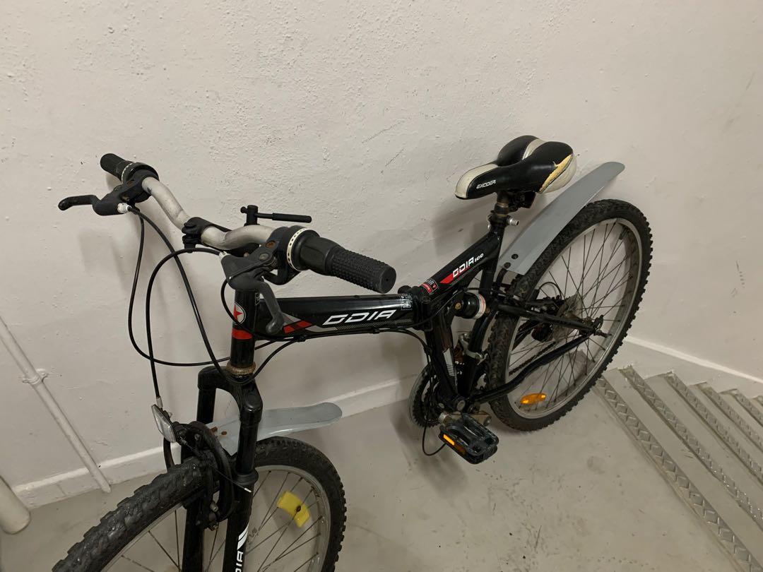 Odia 100 Korea foldable 21 speed full suspension mountain bike bicycle tricycle 26 inches wheel