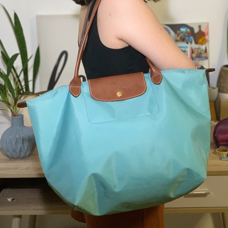 Longchamp turquoise 2025 bag