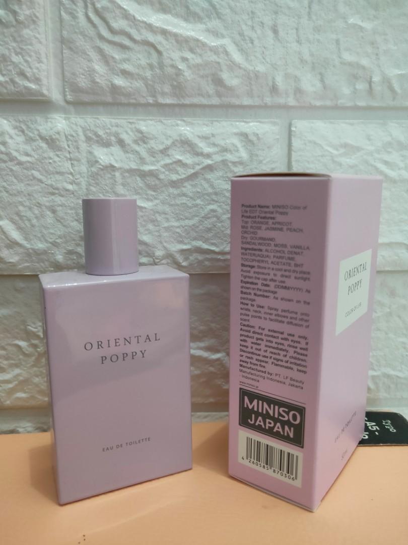 Review parfum on sale miniso oriental poppy
