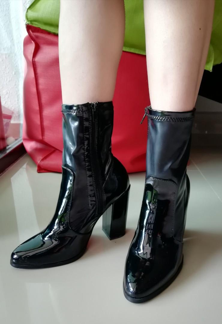 Forever 21 faux patent leather boots new arrivals