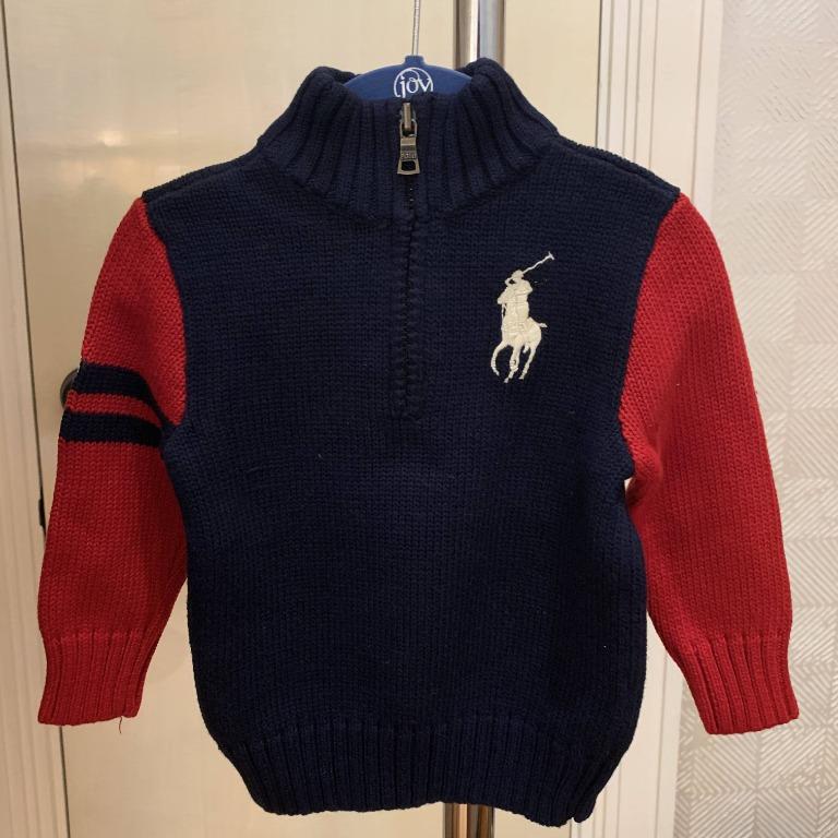 baby polo sweater