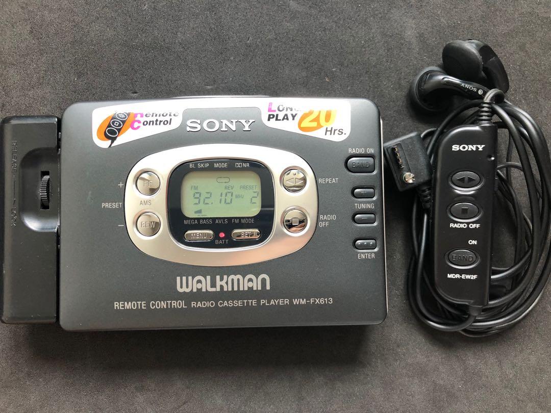 罕有新品同樣超新淨有POP貼紙齊原廠配件Sony Walkman WM-FX613懷舊隨身 