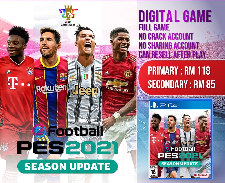 Ps4 Efootball Pes 2021 R2 English Language Version Video Gaming Video Games On Carousell
