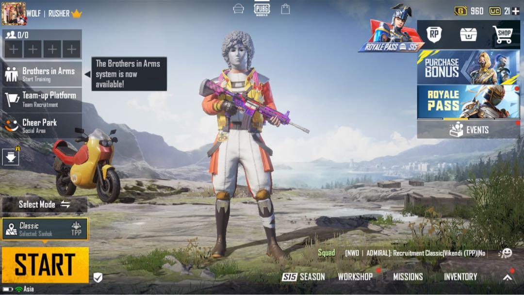 Pubg Mobile M4 Joker Lvl1 Prime On Acc Lvl55 Rp 13 Max Outfit 26 Mytic 2 Set Mr Fox Victor Max Murah Murah Bosku Everything Else Others On Carousell