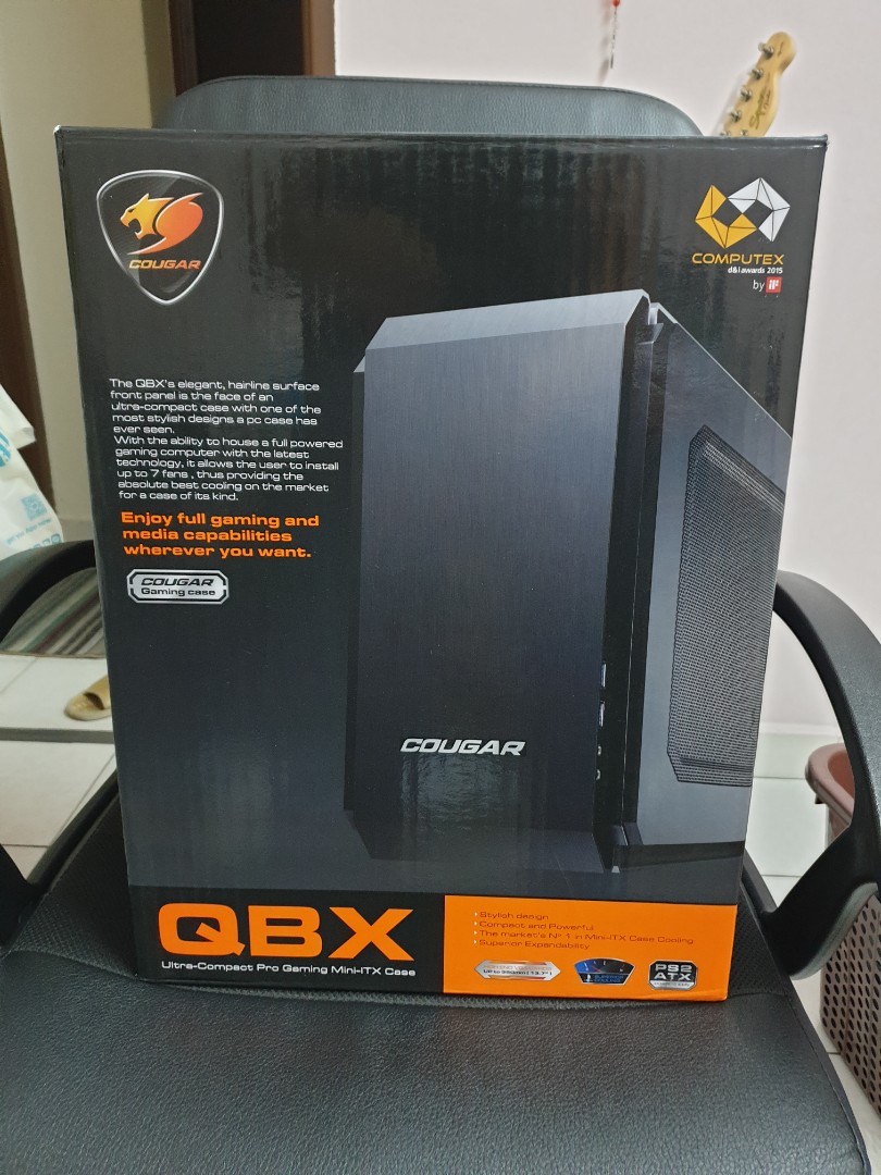QBX - Ultra-Compact Pro Gaming Mini-ITX Case