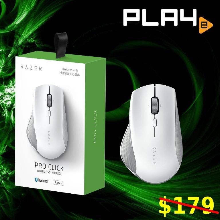 Razer Pro Click Humanscale Wireless Mouse 2.4GHZ (1201103) Brand New ...