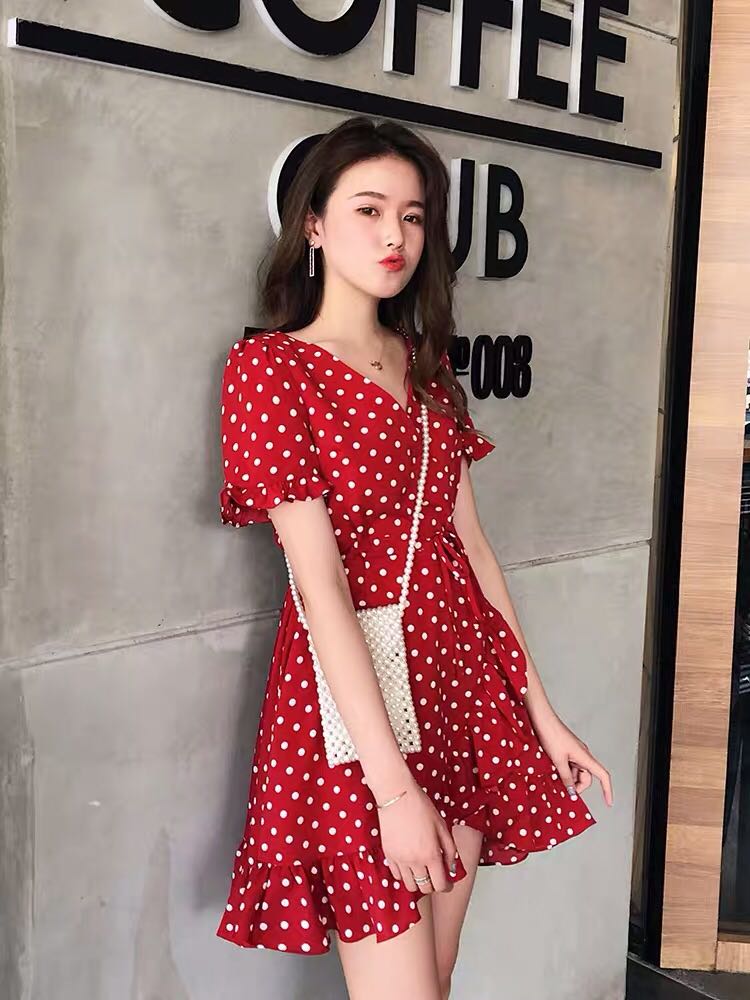 Red Polka Dot Dress