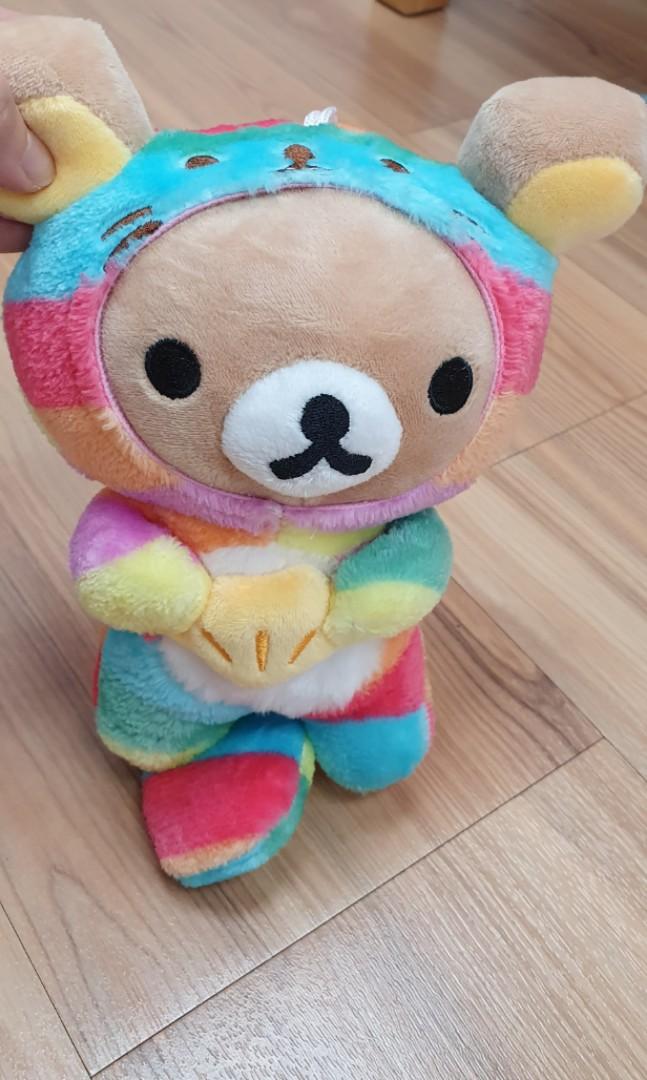 Rainbow rilakkuma plush online