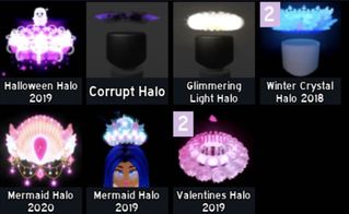 Halloween Halo 2019 Royale High Roblox Toys Games Video Gaming In Game Products On Carousell - roblox royale high halo 2019