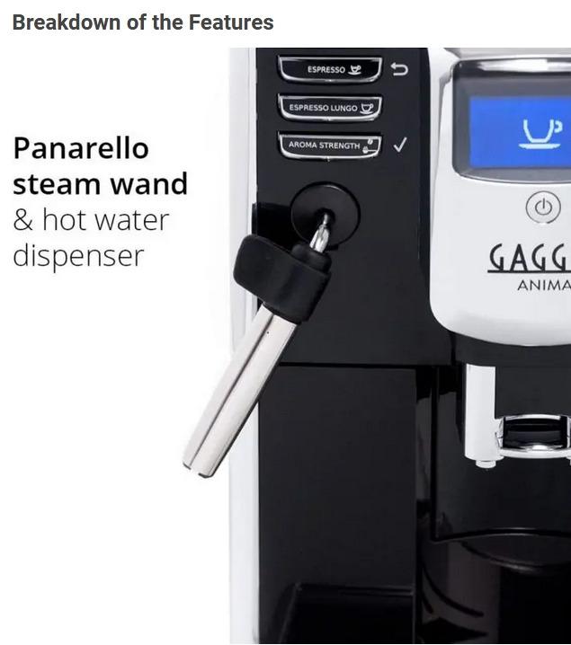 Saeco Gaggia Anima Espresso Machine Semi Auto BuiltIn Grinder, TV