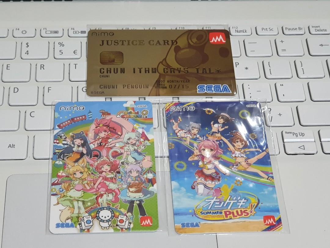 Sega Aime Cards (rhythm games) (works like banapassport), Toys & Games