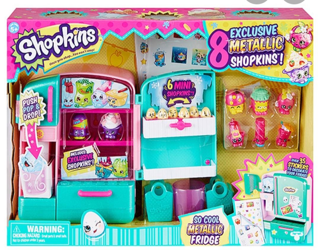 Shopkins Fridge Metallic Shopkins, Hobbies Toys, Toys Games