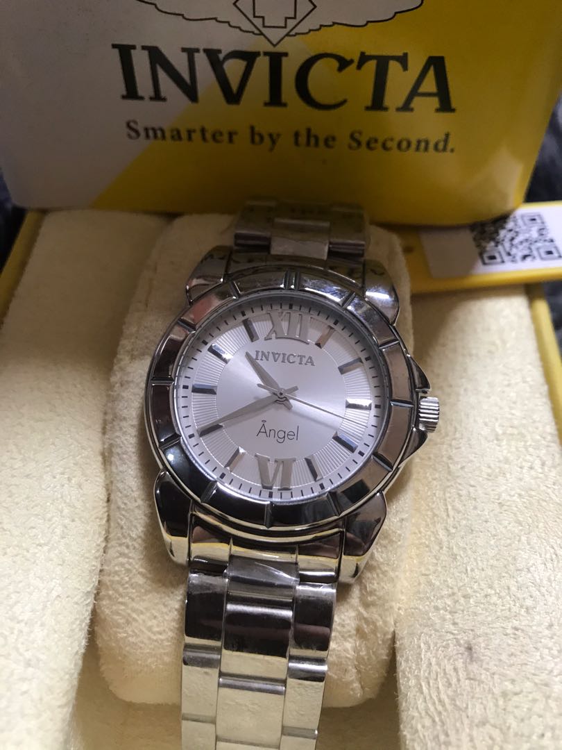 Silver Invicta Angel Watch Women s Fashion Watches Accessories