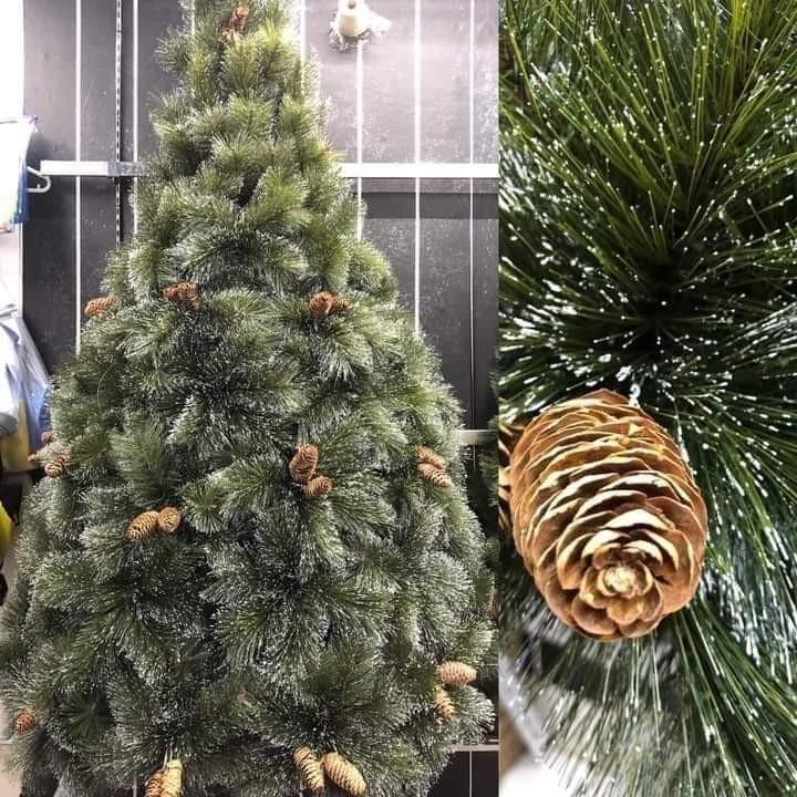 Snow Pine Cone Christmas Tree Hook Type Home Furniture Furniture Fixtures Lighting And Electricals On Carousell