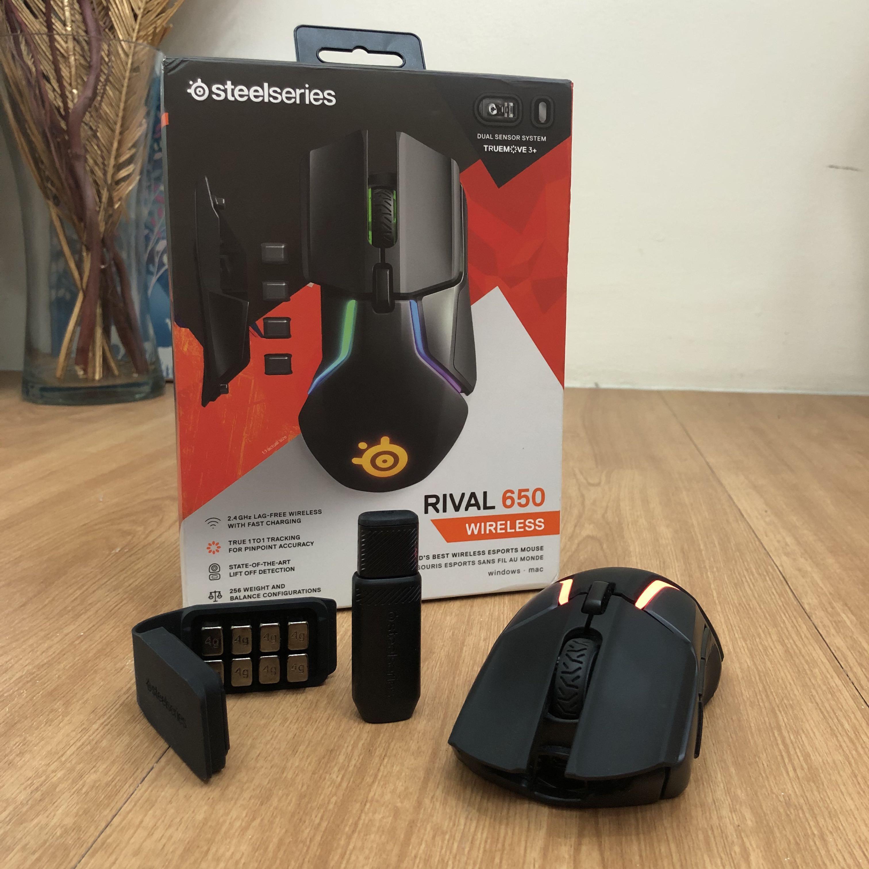 Steelseries Rival 650 Wireless Video Gaming Others On Carousell - steelseries roblox