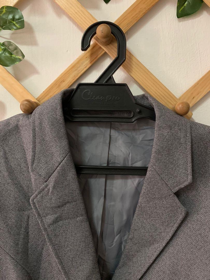 Sunlit Grey Blazer Women S Fashion Clothes Outerwear On Carousell