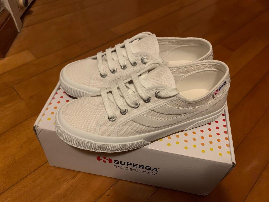 Superga best sale 295 white